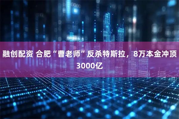 融创配资 合肥“曹老师”反杀特斯拉，8万本金冲顶3000亿