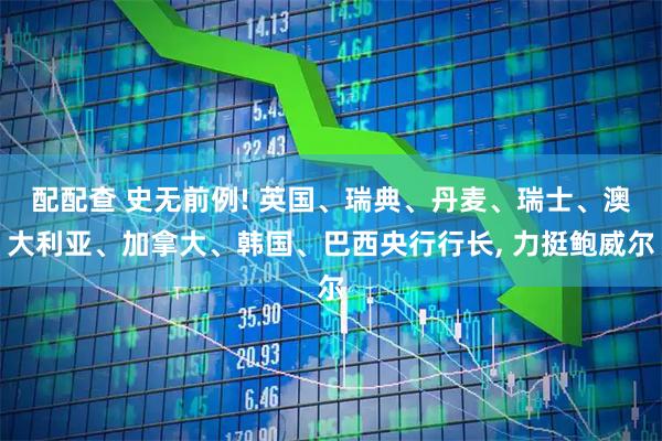 配配查 史无前例! 英国、瑞典、丹麦、瑞士、澳大利亚、加拿大、韩国、巴西央行行长, 力挺鲍威尔